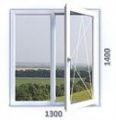 Окно ПВХ 1300х1400 из профиля Montblanc системы Termo 60