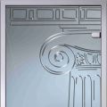 Межкомнатные цельно стеклянные двери АКМА, серия "Fantasy" - Капитель
